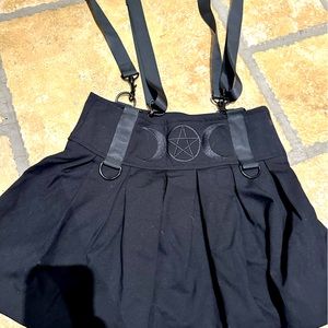 Dolls kill  pleated mini skirt
